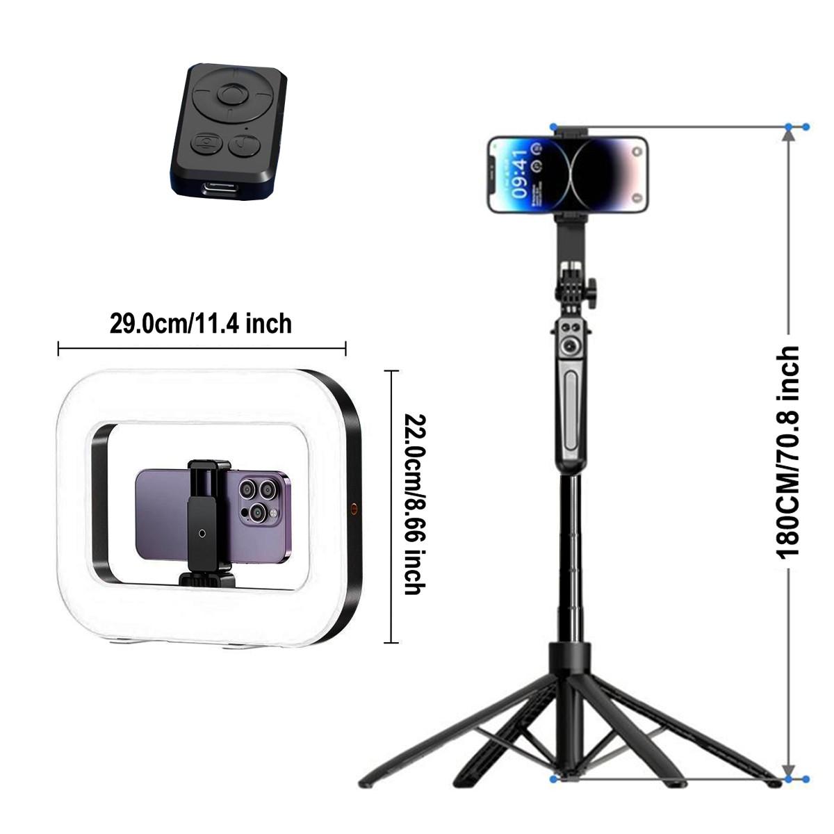 Portable Handheld Ring Fill Light, USB Rechargeable Phone Selfie Light, Desktop Selfie Light, Selfie Light Stand, Phone Accessories for Live Streaming, Vlogging & Photography, Protective, Ringlight