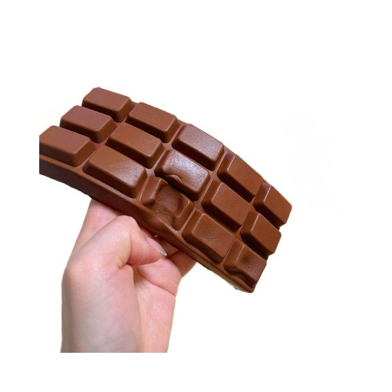 Super Soft Finger-Absorbing Chocolate Bar Squishy, Slow Rebound, Simulation Food, Stress Relief, Squeeze Toy, Perfect for Relaxation
