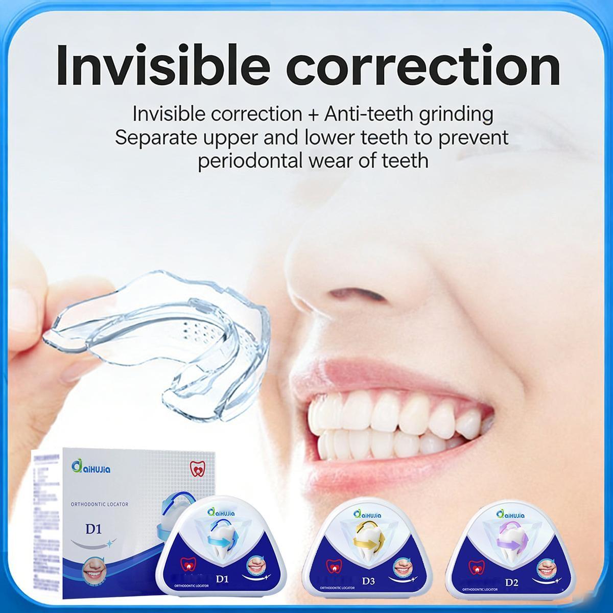 3pcs Adult Teeth Aligner Set with 3-Stage GraduatedSystem, Clear U-Shaped Dental Tray, Elastic Fit Technologyfor Comfort, Overbite and Underbite Correction, NightGrinding Mouth Guard, Night Mouth Guards For Teeth Grinding, Nightguards For Grinding Teeth