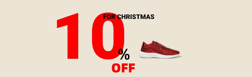 LUCKY STEP Women's Glitter Shoes Sparkly Lightweight Metallic Sequins Tennis Shoes Casual Retro Braided Walking Shoes