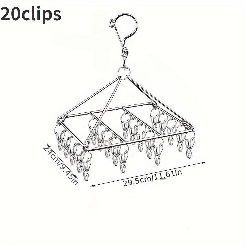 Multi clip style air hangers, sock drying racks, solid thick household sock clips, underwear and sock balcony drying racks