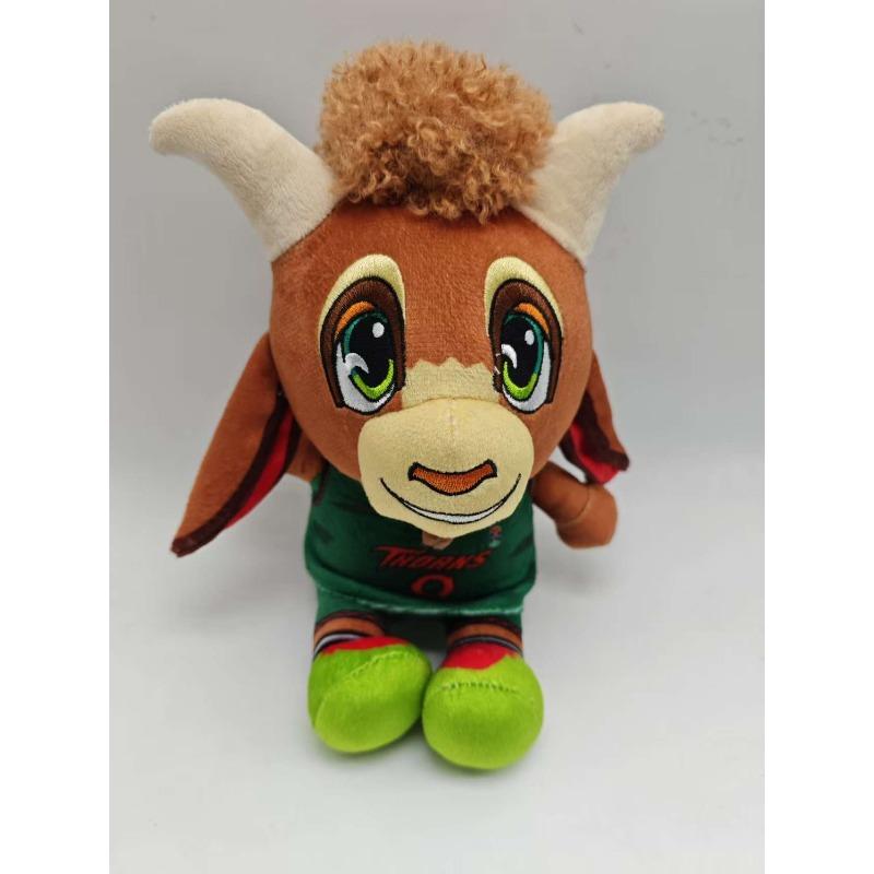 Cute Sports‑Team‑Style Creature Plushies, Sound‑Free Cartoon Monster Doll Collection gift