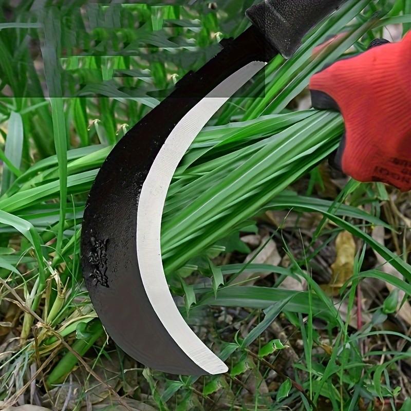 Curved Scythe for Grass Cutting, Vegetable Harvesting, Pruning Branches, Garden Tool, Durable and Efficient, Ideal for Farming and Gardening