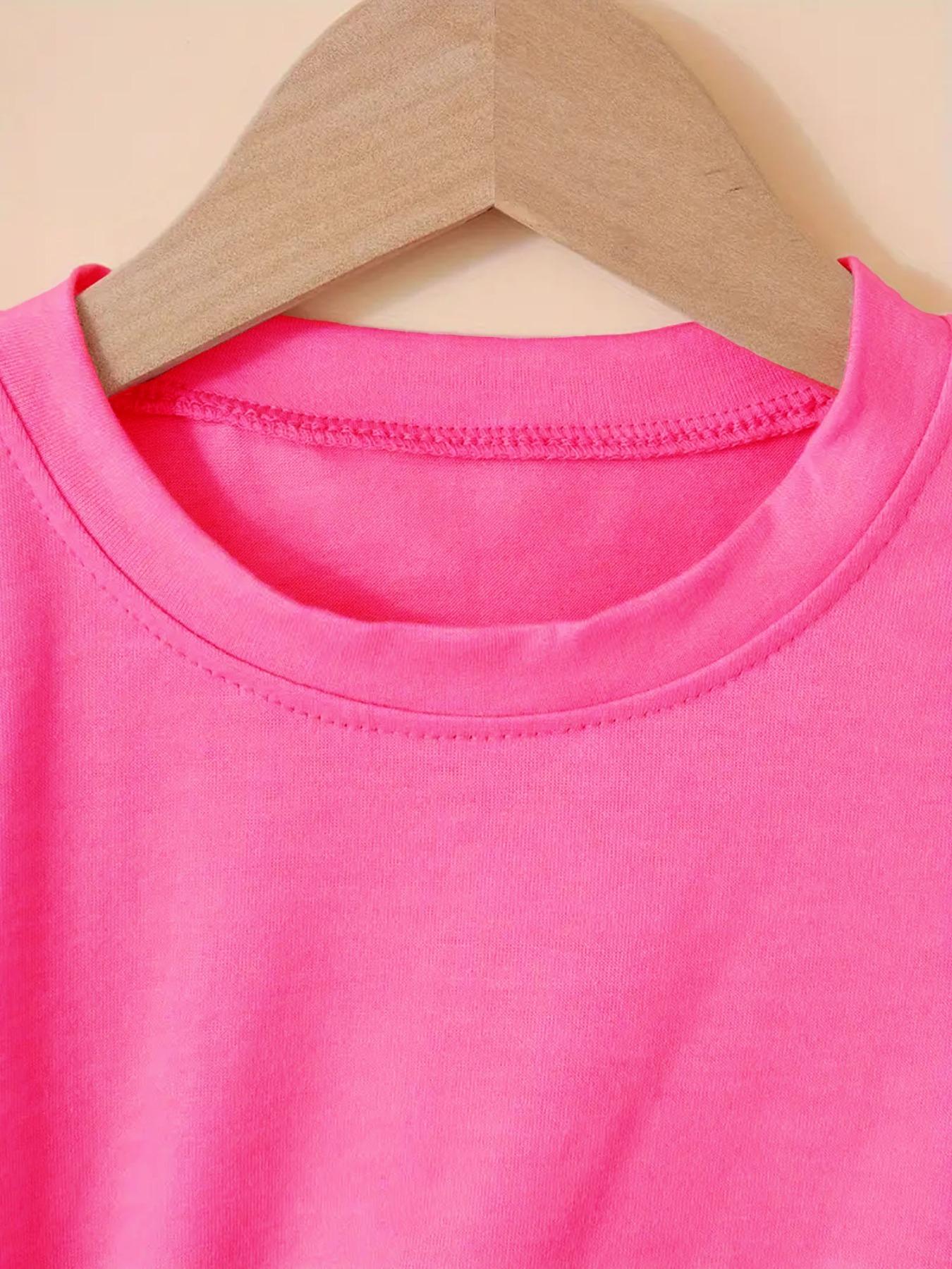 Halloween Christmas Costume Set, Witch Pattern Print 2-Piece Girls Casual Sports Short Sleeve & Bell Bottoms, Youth Trendy Sportswear, Power Girl Outfit