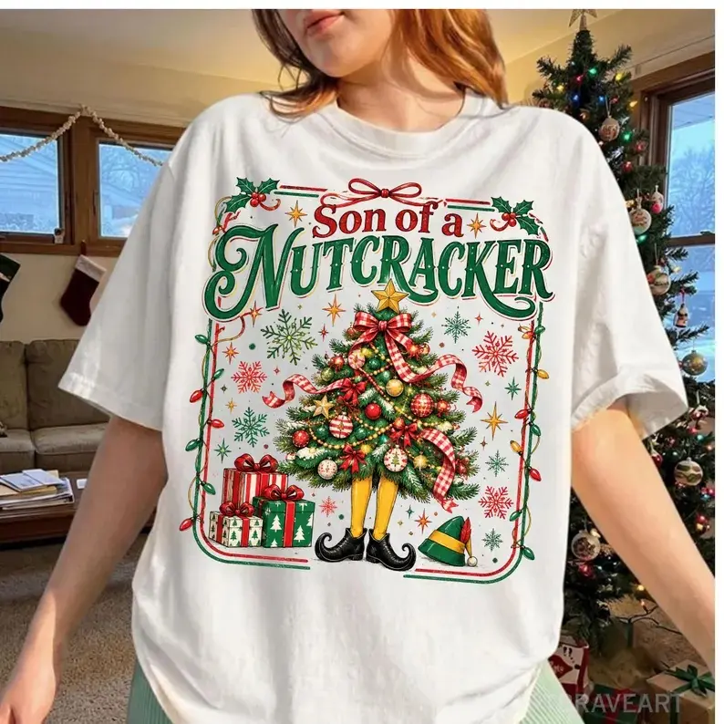 Christmas T-shirt, The Elf Christmas T-shirt, Hope You Find Your Dad Tee, Nutcracker Christmas Shirt, Funny Holiday Shirt