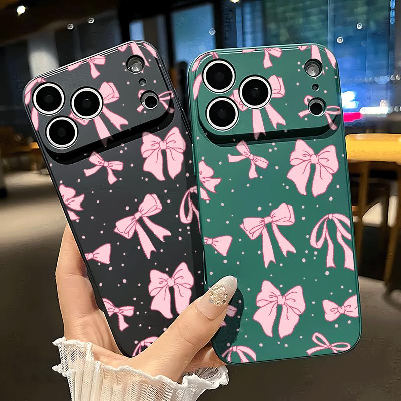 Full screen pink bow tie Soft&Flexible TPU Silicone Phone Case For iPhone 17 Pro Max AIR 16 15 14 13mini 12 11 Plus XR XSMAX Cases For Samsung Galaxy S26 Ultra S25 Edge S24 S23 S22 Plus Durable|Shockproof|Full Camera Protection Full screen pink bow tie Soft&Flexible TPU Silicone Phone Case For iPhone 17 Pro Max AIR 16 15 14 13mini 12 11 Plus XR XSMAX Cases For Samsung Galaxy S26 Ultra S25 Edge S24 S23 S22 Plus Durable|Shockproof|Full Camera Protection