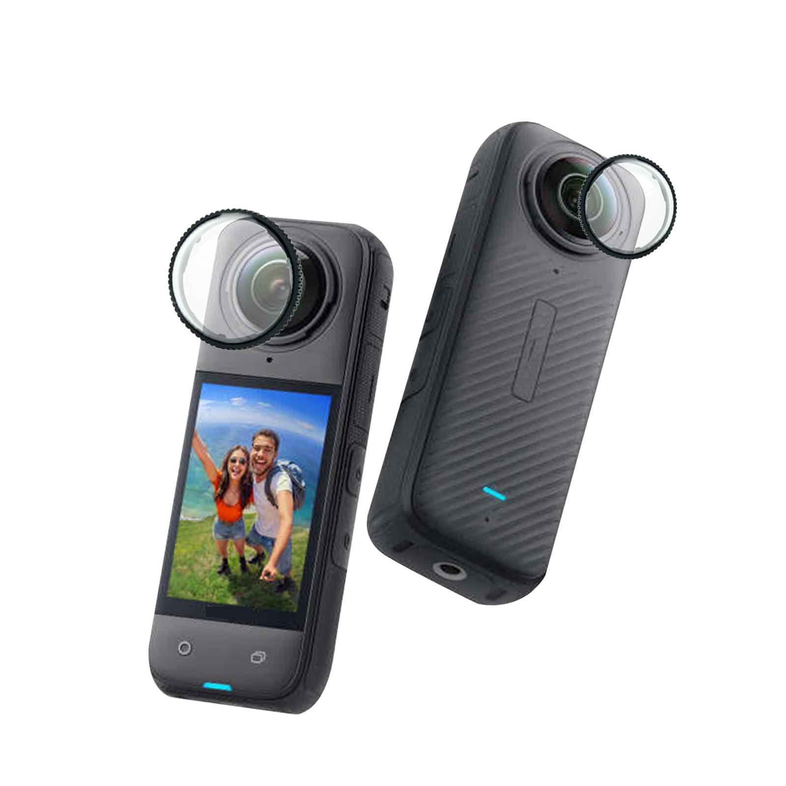 for Insta360 X4 Lens Guards, Plastic, Perfect for Outdoor Sports, Holiday Travel and Holiday Party with Premium Optical PC, Camera Lens Accessories | Lens Protection | Snap-on Design | Convenient Installation | Portable and Lightweight