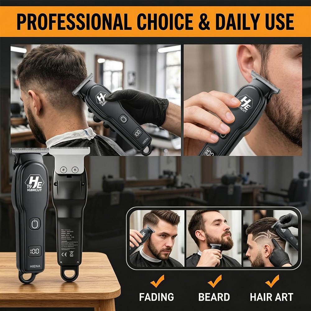 Metal Dragon Collector‘s Gift Set｜Rechargeable Professional Cordless Hair Clipper Kit with Vintage Full-Body Metal Dragon Engraving, Full Kit for Home & Salon Use. A Tasteful Gift for Men