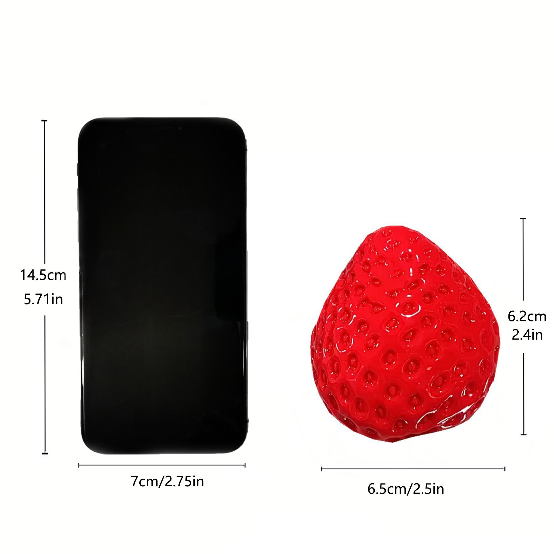 Strawberry Shaped Squishy Toy, Cute Squeeze Toy, Stress Relief Toy for Girls, Soft Fruit Shaped Toy for Birthday Gift