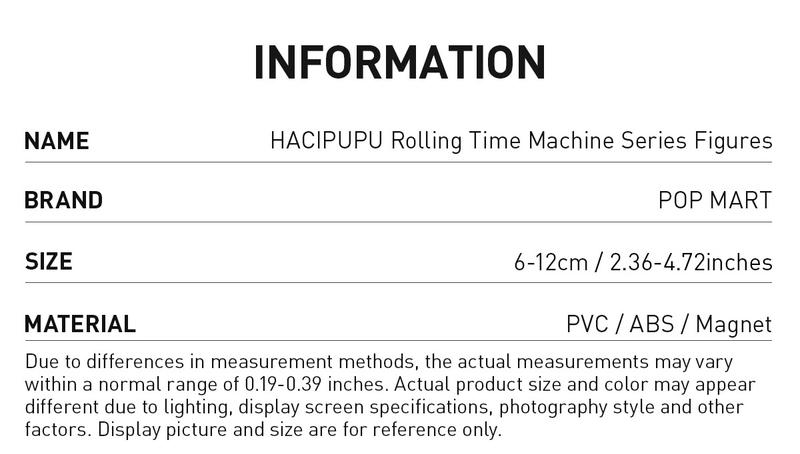 HACIPUPU Rolling Time Machine Series Figures