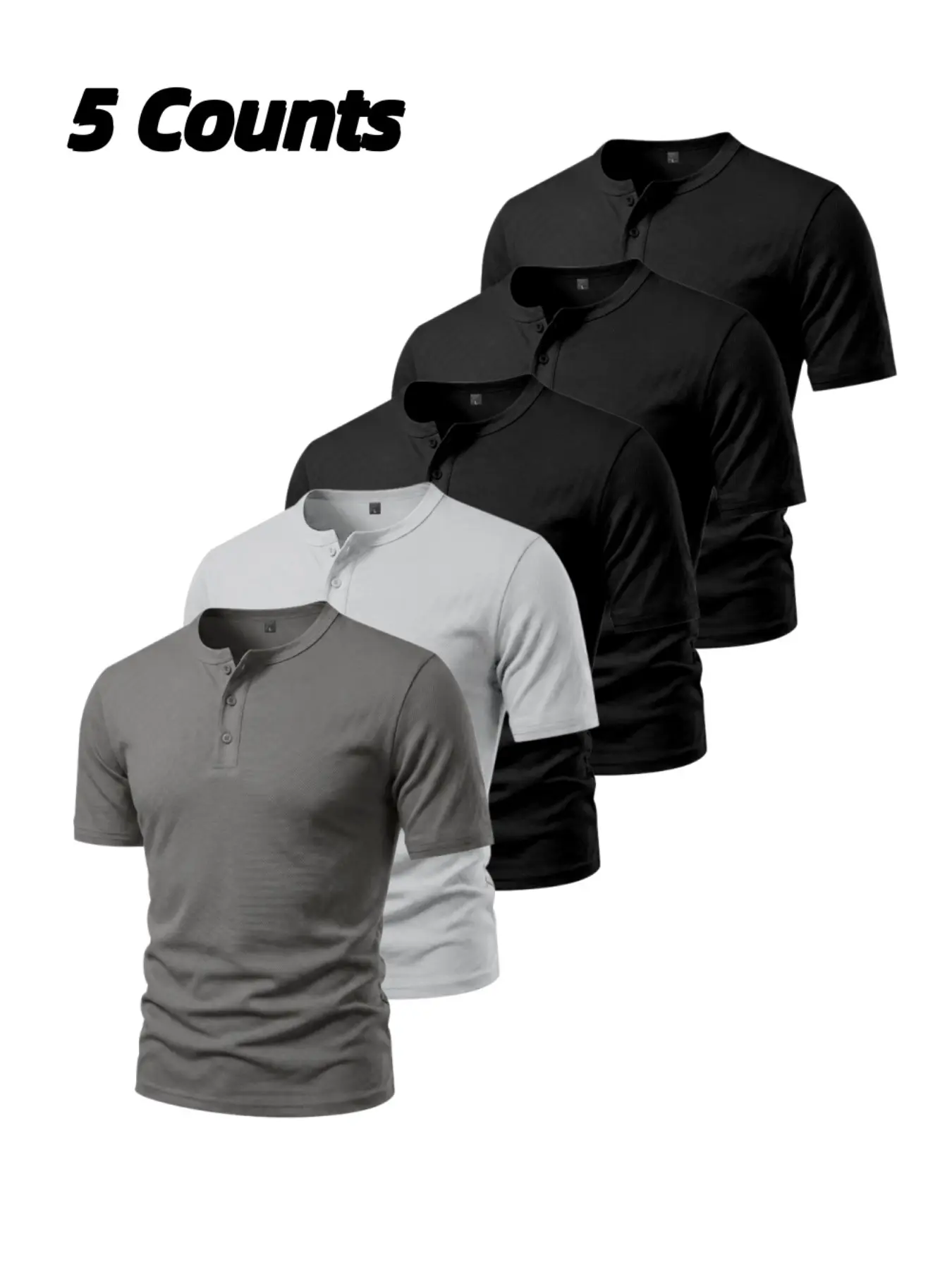 Black,black,black,lt gray,dk gray