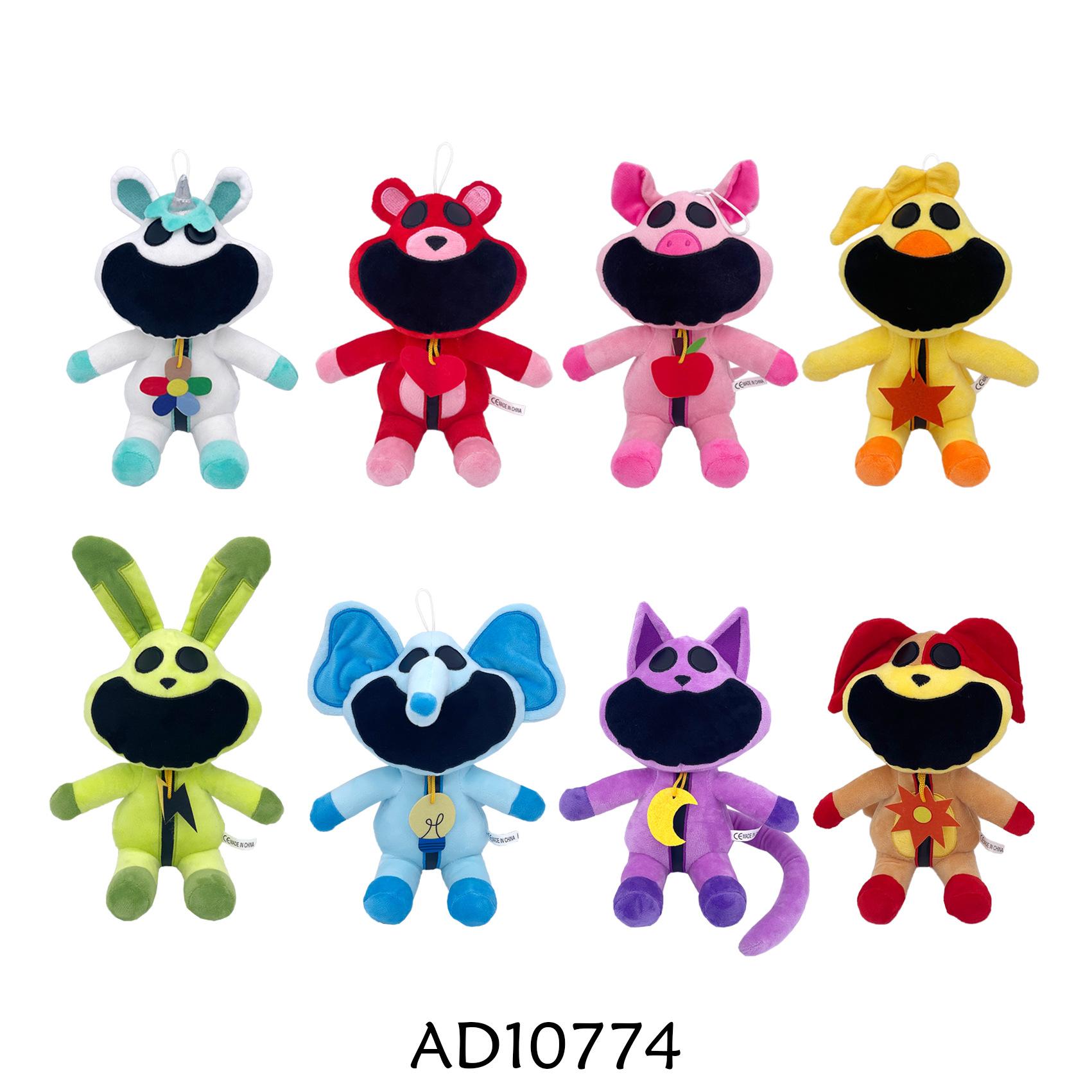Poppy Playtime Smiling Critters Plush Toy Cute Cartoon Animal Soft Stuffed Doll Game Plushie Home Decor Birthday Gift