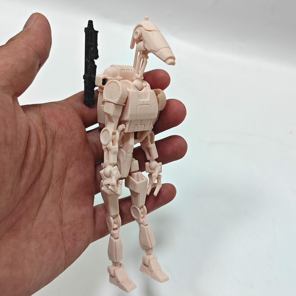 New Popular Sci-Fi Movies Space Wars Character Robot Soldier Model, 3D Articulated Collectible Figure, Home Decor Gift for Movie Enthusiasts