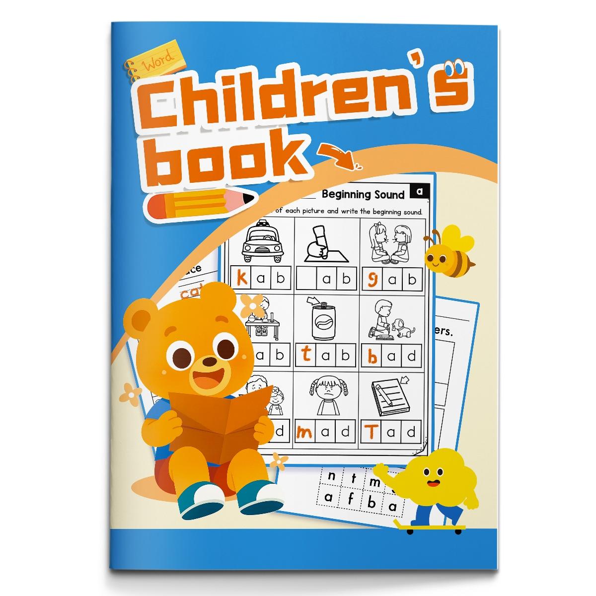 Kids’ Alphabet Handwriting Practice Book – Learn Uppercase and Lowercase Letters, Trace ABCs, Improve Pencil Control to Build Early Literacy Skills for Preschool, Pre-K, Kindergarten and Home Learning