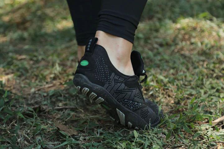 Saguaro Free Ⅰ - Men's and Women's Blue/Black Minimalist Trail Runner | Wide Toe Box | Barefoot Inspired | ZERO-DROP Outdoorfun Hiking Shoes Outdoor Sneakers