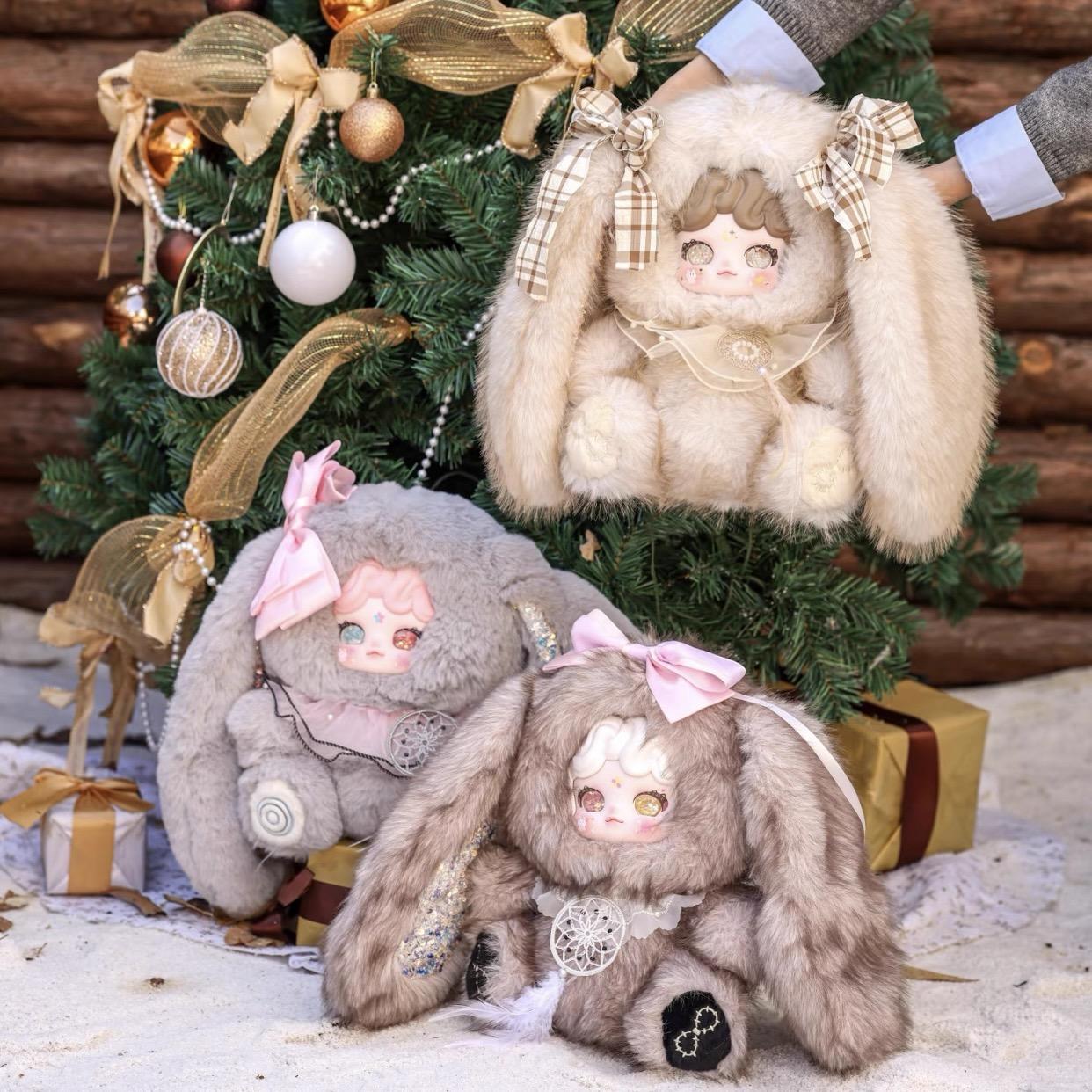 Bella 600% Dream-Catcher Rabbit Series Plush Blind Box | 6+2 Hidden| Feather Bead Plush Decor