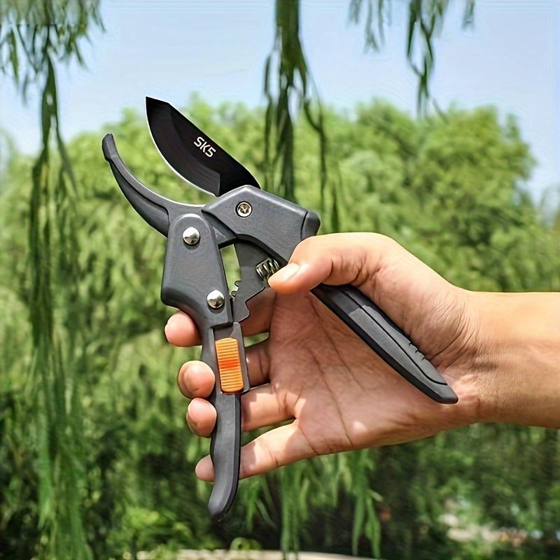 AOYADA Heavy Duty Pruning Shears -Powerful Garden Shears with Ergonomic Design for Effortless Pruning - Hand Tool for Landscaping, Flower Beds & Fruits Pruning Shears for Gardening Heavy Duty - Increases Cutting Power 3x - Anvil Garden Clippers