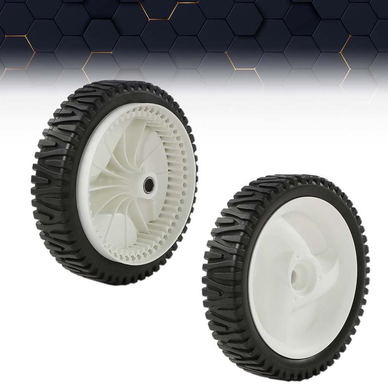 CROSSDESIGN 2pcs Front Drive Wheel Durable Fits For Craftsman 194231X460 401274X460 583719501 Upgrade version