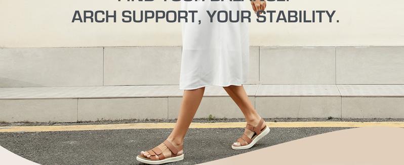 Women Orthotic Walking Elegant Sandals Orthopedic Arch Support Sandals Comfortable Sandals