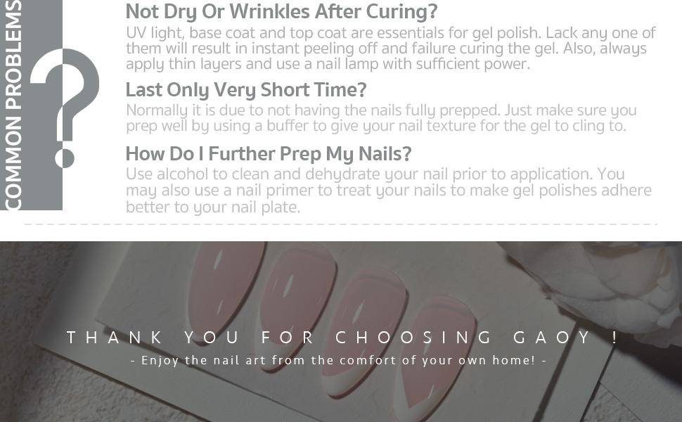 GAOY White Swirl Gel Nail Polish Art Liner, 8ml Classic Colors for Nail Paint Design with Thin Brush DIY French Manicure and Pedicure at Home