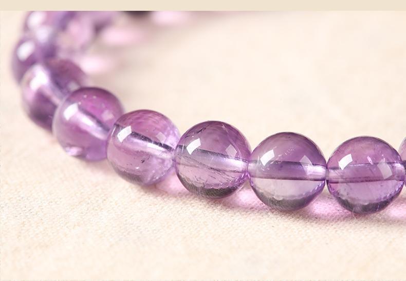 [Wisdom Success] crystal bracelet, amethyst white crystal black gold super seven green phantom, unisex, daily wear gift, 10mm beads natural stone silver accents, wisdom success courage symbol