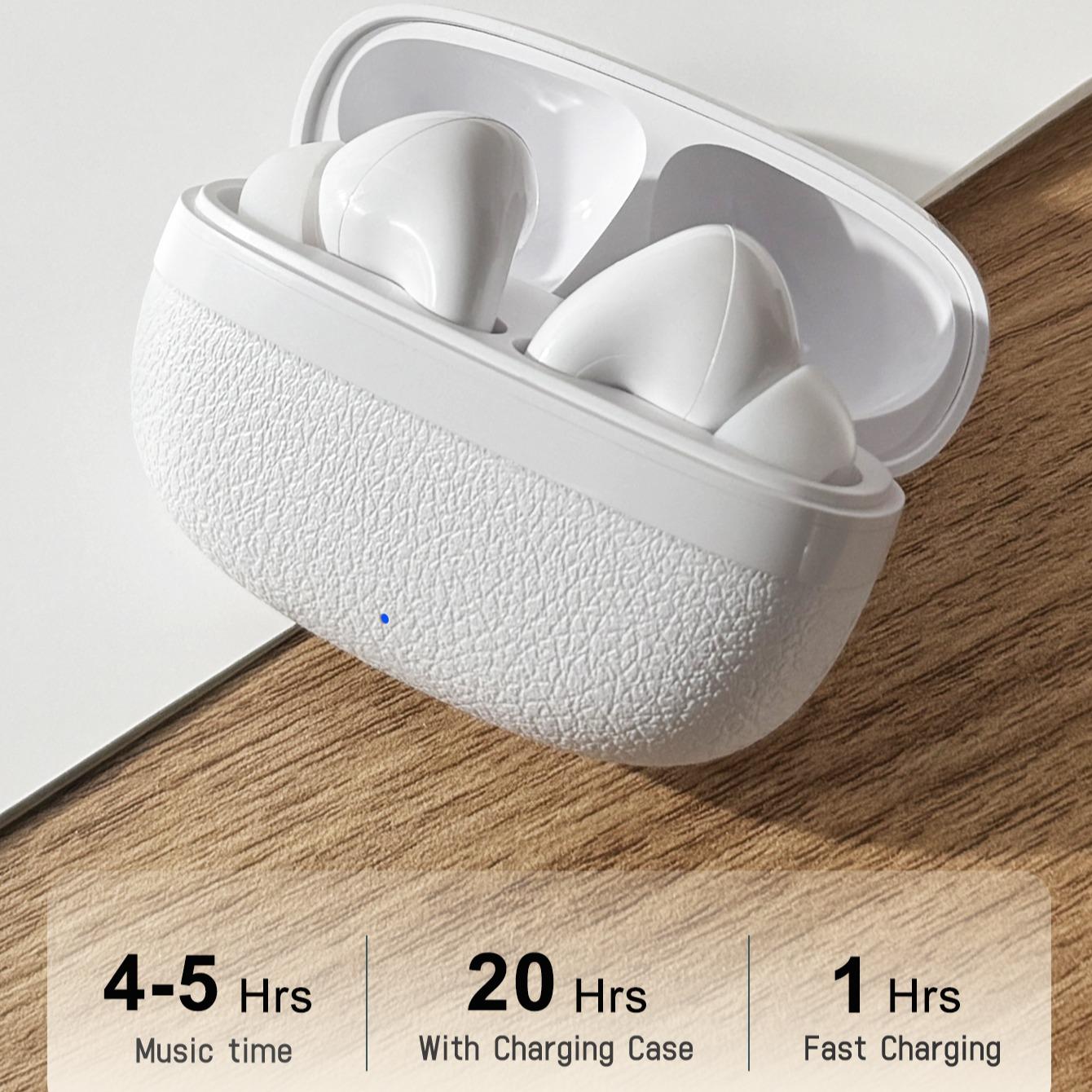 Wireless In-Ear Headphones, Bluetooth-compatible Charging Supported, High-Quality Sound, Comfortable Wear, Daily Use Choice, Lithium Polymer Batteries