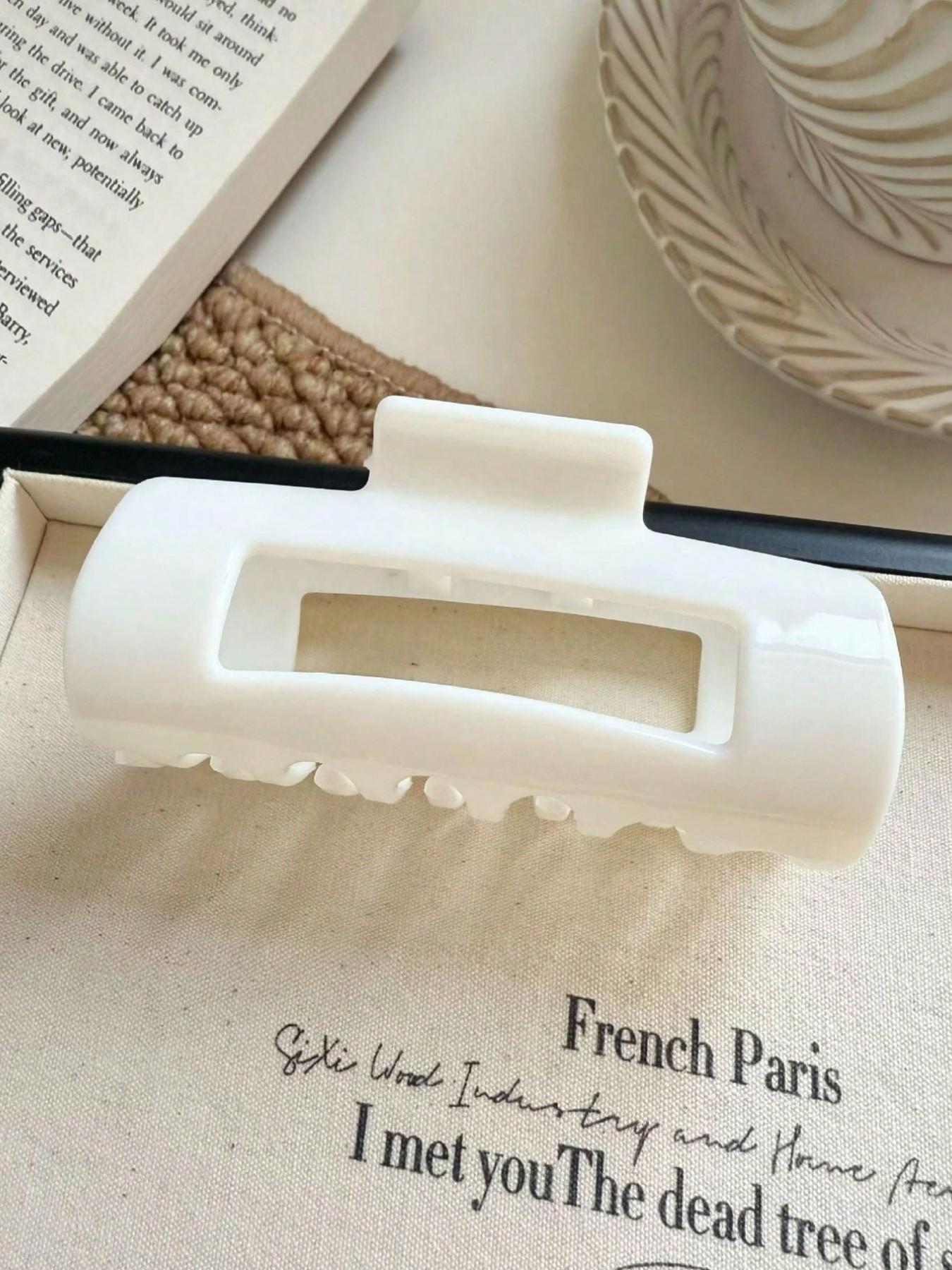 Soft Silicone Hair Claw, High-End Anti-Drop Unbreakable Hair Clip, Square Hair Soft Claw Clips for Women, Flexible Clawclip for Thick Hair, Lightweight Large Cozy Clip Special soft hairpins, suitable for various occasions, 2026 New Design Hair Accessories