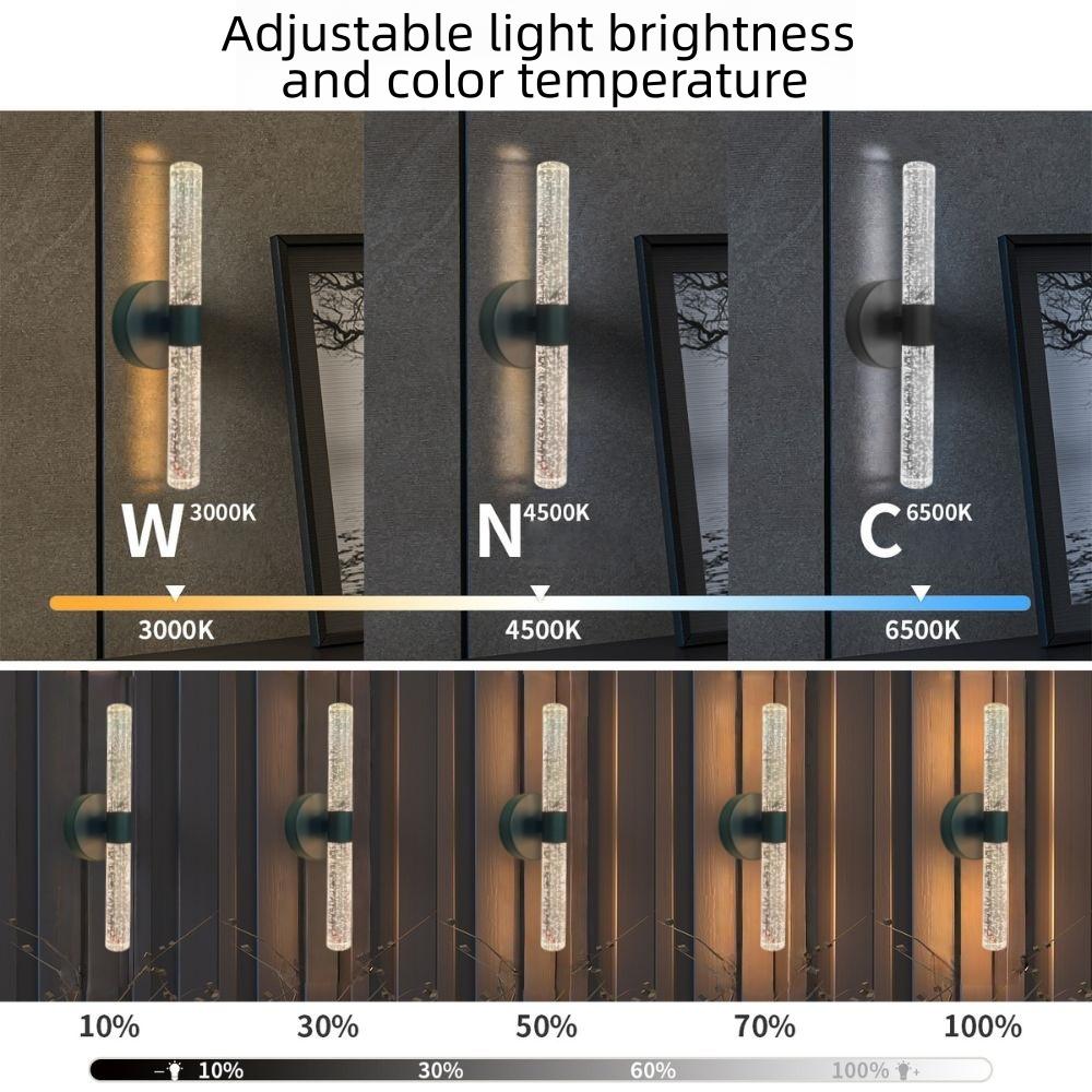 Modern Creative Bubble Column Wall Lamp, Remote Control, Color Changing, Adjustable Brightness, Timer, Home Decor Light, Ideal Gift