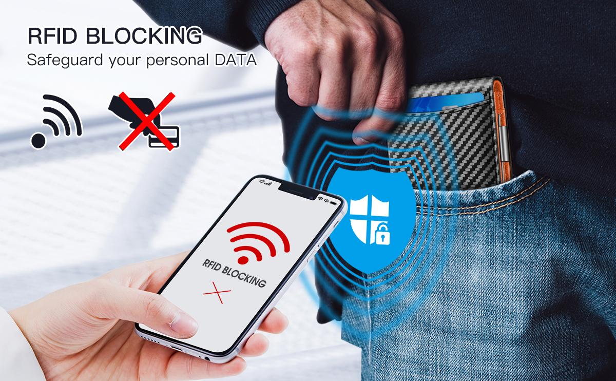 GSOIAX Slim Wallet for Men with Money Clip, Minimalist Leather RFID Blocking Bifold Small Thin Front Pocket Carbon Fiber Men's Wallet,11 Credit Card Slots Holder with Gift Box GSOIAX Slim Wallet for Men with Money Clip, Minimalist Leather RFID Blocking Bifold Small Thin Front Pocket Carbon Fiber Men's Wallet,11 Credit Card Slots Holder with Gift Box