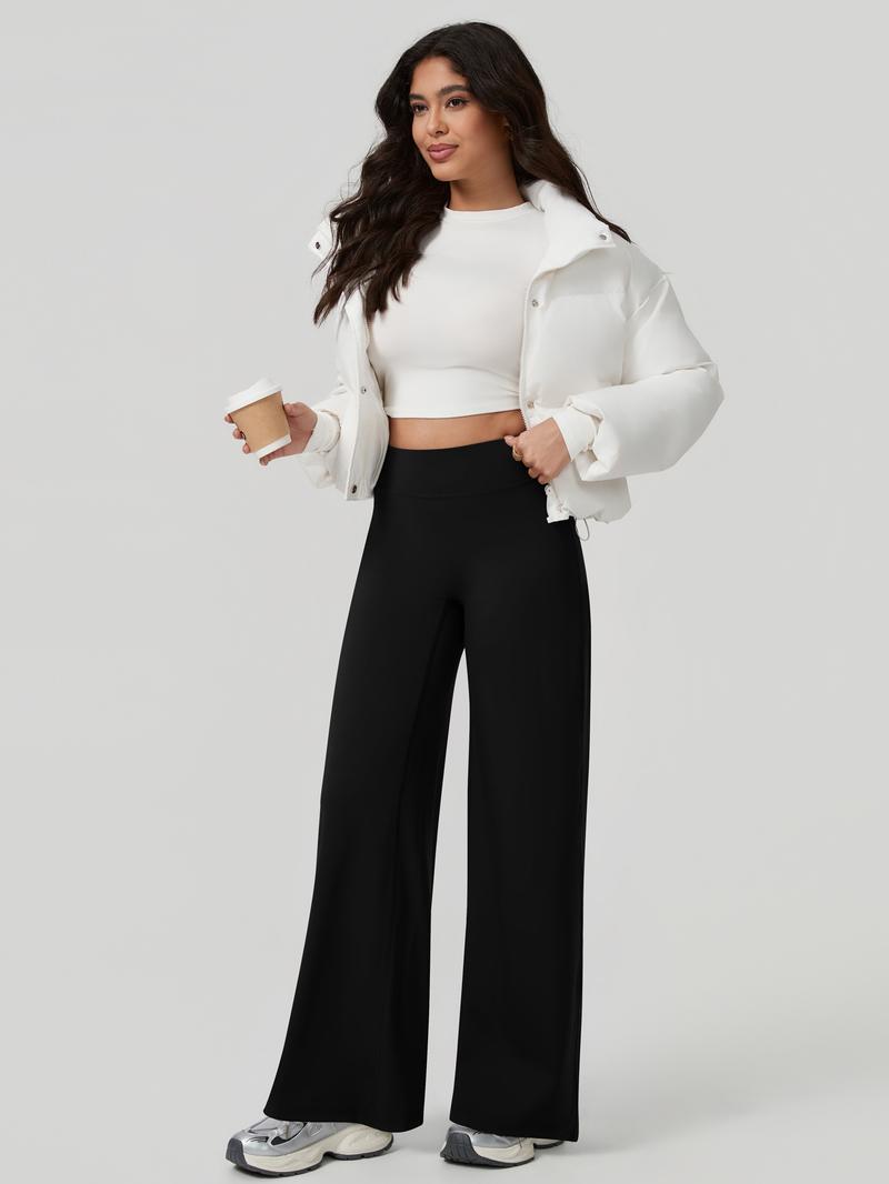 Women's Sporty Leggings, Plain Fitted Design, All Season Comfortable Fitness Running Pants, Elastic & Stylish, Athleisure Style Bottoms