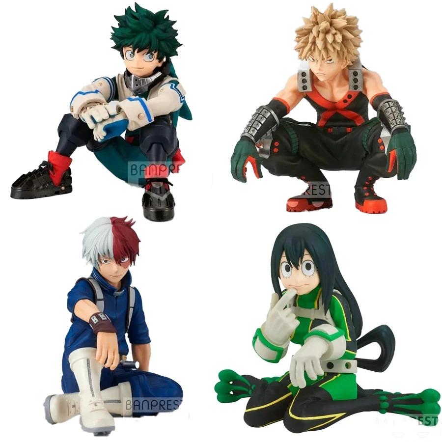 18cm Boku no Hero Academia Anime Figure Bakugo Katsuki Action Figure Midoriya Izuku/Todoroki Shoto Figurine PVC Collection Toys