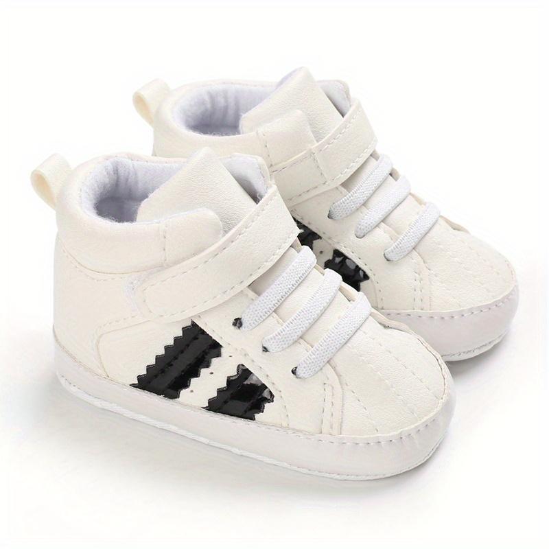 Boys' Toddler Flats - Casual Prewalker Shoes for Newborns & First-Step Babies, Lightweight Comfort Kids Shoes, Crawl Bed Moccasins with Set Bottom, Crib Shoes