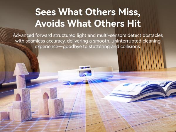 NARWAL Freo S Robot Vacuum and Mop Combo, 8000Pa Suction, 180 Days Hands Free, Self-Emptying Base, LDS Navigation, Obstacle Avoidance, Robot Vacuum Cleaner for Pet Hair & Hard Floors