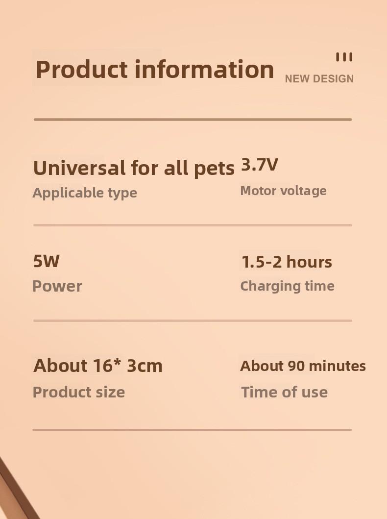 Rechargeable Pet Hair Trimmer Kit, Pet Paw Trimmer, Cordless Quiet Dog Trimmer for Grooming with LED Light, Small Dog Grooming Clippers for Dogs & Cats, Pet Grooming Tool,Waterproof, low noise pet shaver