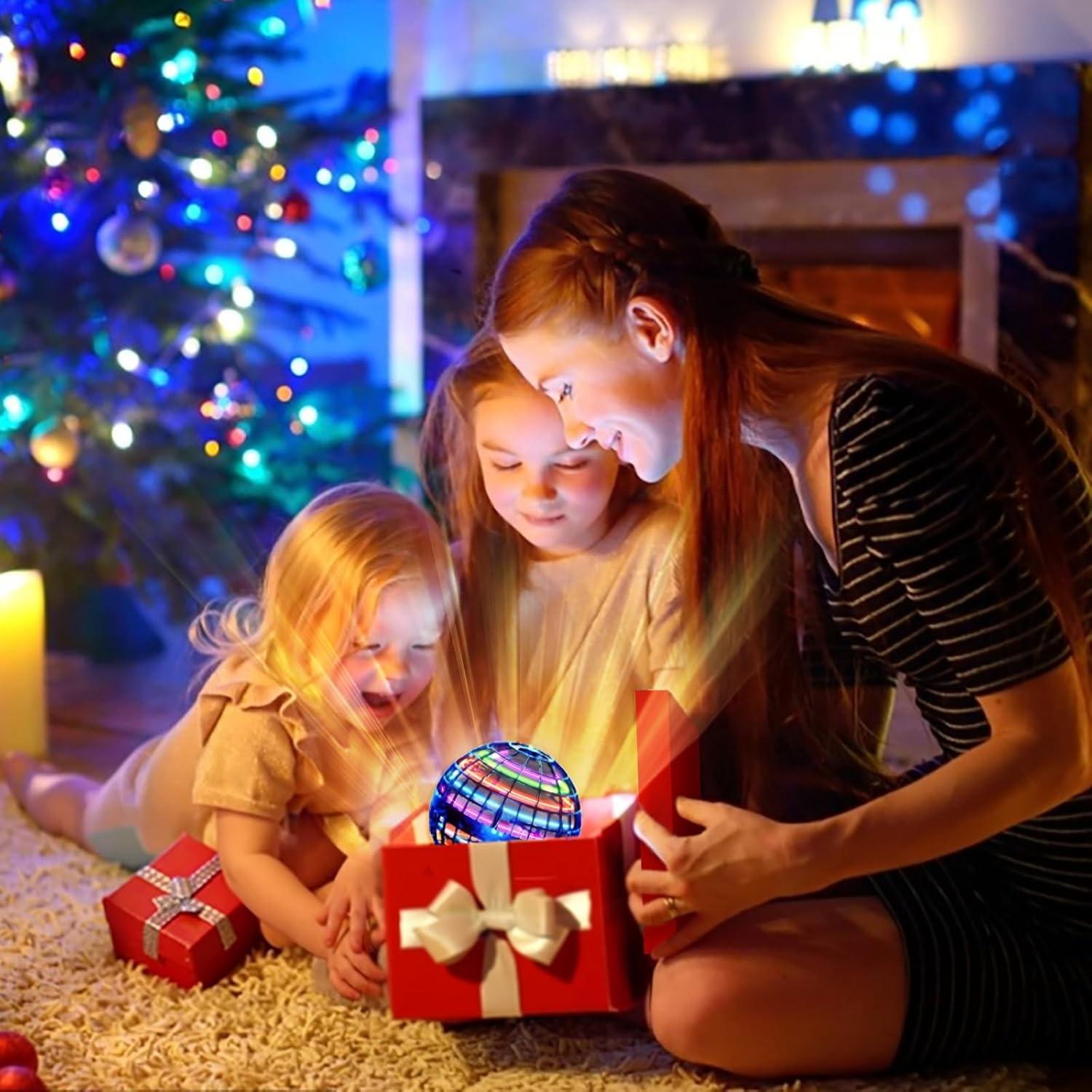 Smart Inductive Spin Ball Magic Flying Ball Rotating Magnetic Levitation Technology, Model Xinghao H-36, No Ca Prop 65