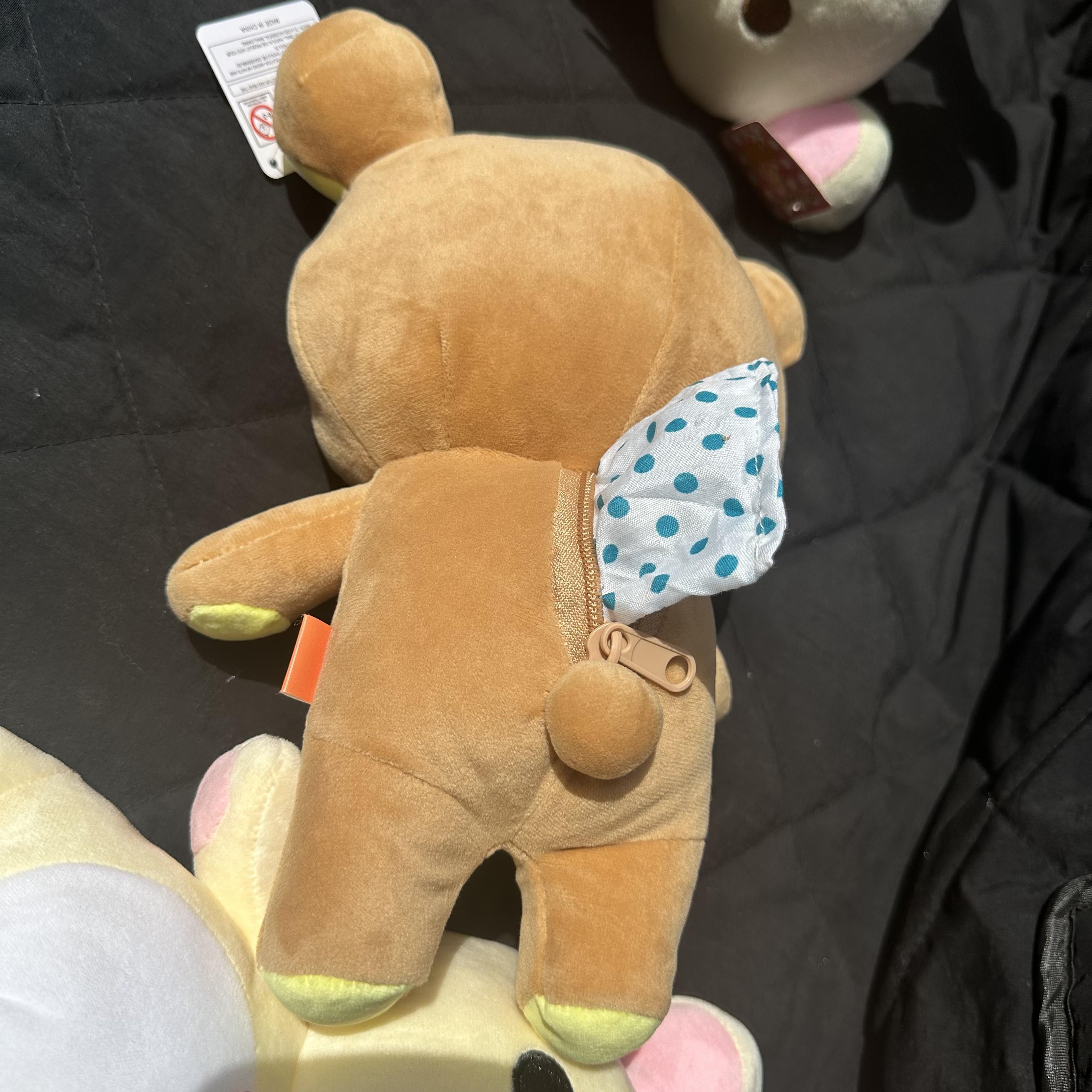 Anime Rilakkuma Cartoon Soft Plush Doll, Kawaii Unisex Room Decor, Classic Teddy Bear Toy, Christmas Gifts for Girls