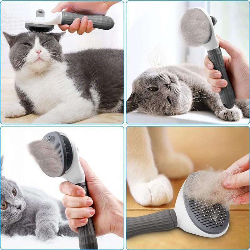Pet Hair Remover Brush, Cat Dog Grooming Comb, Easy Shedding Tool, Ideal for Pet Beauty & Maintenance, Gentle on Fur