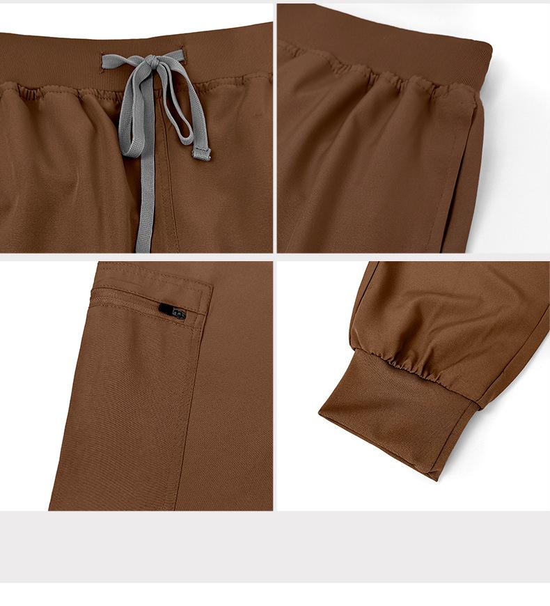 Daily Practical Work Clothes Set Solid Color Breathable Nursing Scrubs Women Uniforms Elasticity Pet Clinic Nurse Workwear Doctor Thin Uniform