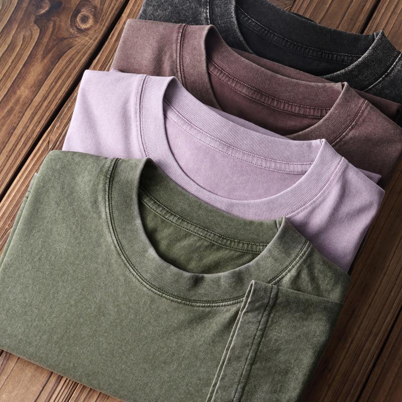 MIDMX Oversized Vintage Streetwear Cotton T-Shirts Solid Colors Men Women's Wear Summer Tops Baggy Crewneck Loose Fits Style 100% Pure Plant Dyed Comfortable Soft Breathable Black Friday Deals Christmas Gift Suits Suits Suits SpringStatements Tshirt