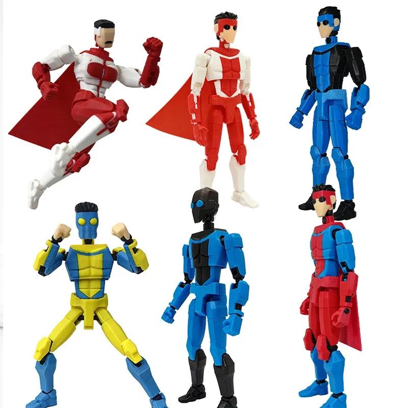 3D Printed Superheroes Invincible 2.0 Anime Multi-Jointed Shapeshift Toys Action Figures Mannequin Model Ornaments Gifts