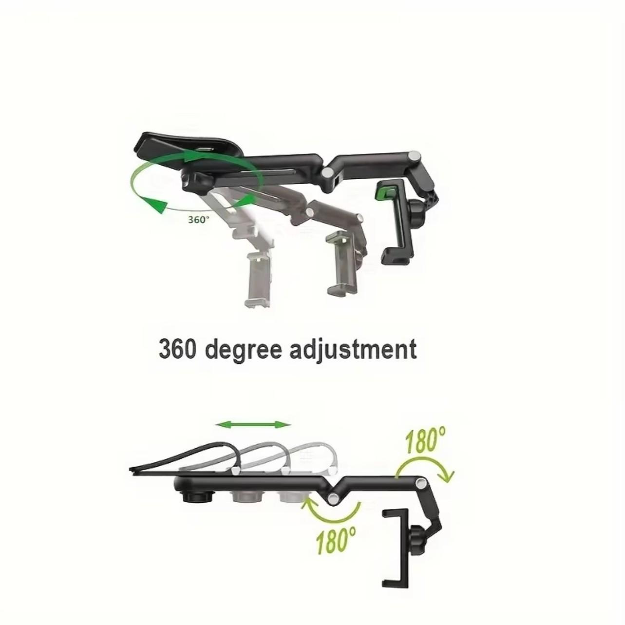 Rotatable Car Sunshade Phone Holder, Universal Multi-Function Car iPhone Mount, Phone Compatible Automotive Interior Accessory