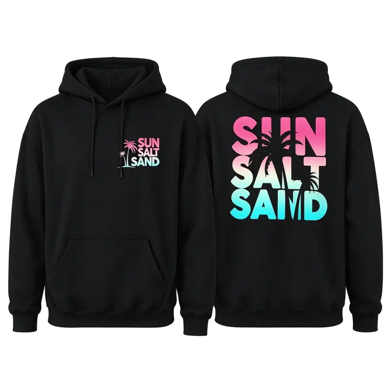 Sun Sand Salt Beach Shirt, Retro Shirt, Trendy Beach Shirts for Women, Summer Vacation Shirts, Womens Beach Shirt trendy t-shirts Casual Top