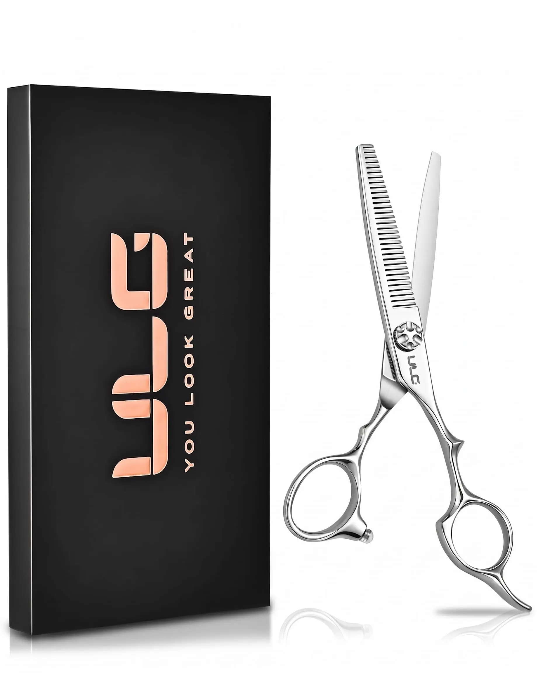 ULG Professional Hair Thinning Scissors 32-Teeth 440C Texturizing Shears