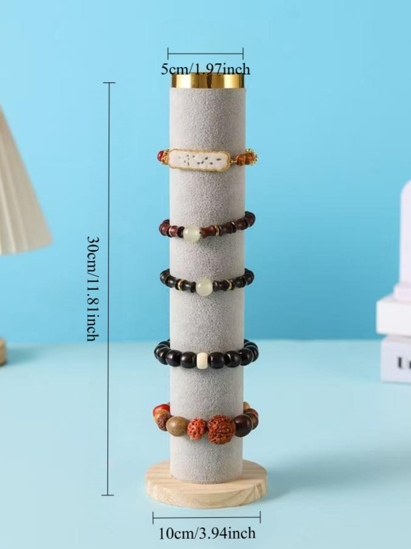 High-Quality Velvet Headband Display Stand, Jewelry Watch Hair Tie Bracelet Organizer, Boutique Accessory Storage Rack