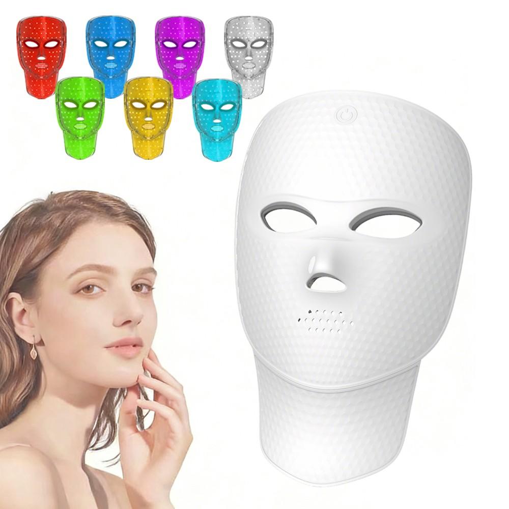 2027 New 7 Color Facial Mask Instrument, Beauty Skincare Face Device, Face Neck Care Tool, Facial Beauty Massagers, Ideal Gift for Valentine's Day & Holidays