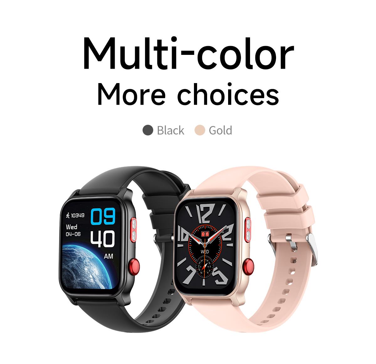 Smart Watch for Men and Women with Call/Message Reminder, Smart Watch 1.83 Inch Touch Screen, Fitness Watch Heart Rate/Sleep/Calorie/Step Monitor, Emergency Flashlight, Activity Tracker for Android iOS