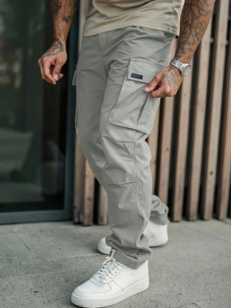 Men's Casual Cargo Pants in Woven Fabric, Spring & Fall Wear, Comfortable Fit, Stylish Design for Daily Use, Casual Outdoor Trouser Men's Casual Cargo Pants in Woven Fabric, Spring & Fall Wear, Comfortable Fit, Stylish Design for Daily Use, Casual Outdoor Trouser