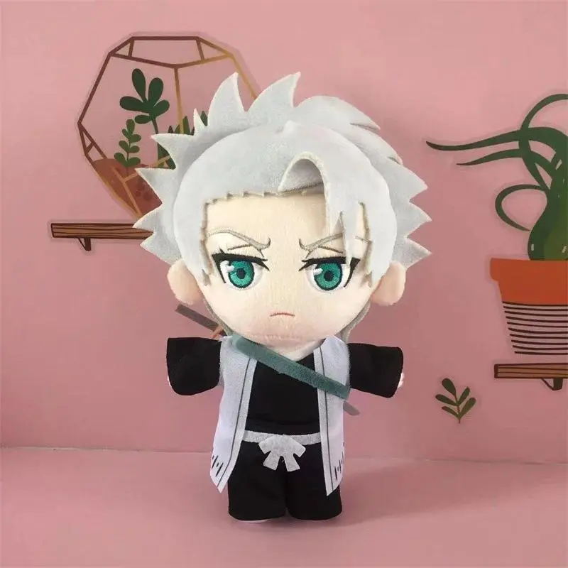 New BLEACH Anime Plush Doll Set Ichigo Byakuya Hitsugaya Ulquiorra Gin Stuffed Toys Soft Collectible Gift for Anime Lovers Kids
