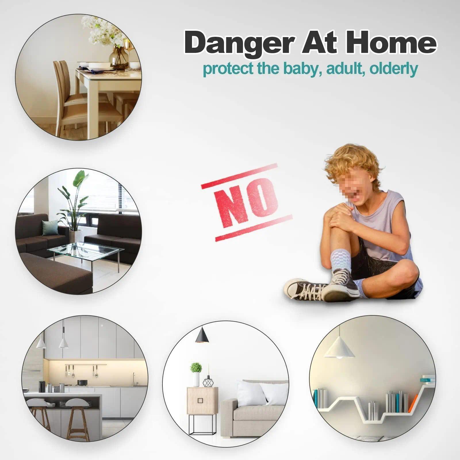 30pcs Furniture Edge&Corner Protection Guards, Summer Clear Anti-collision Corner Protector for Little and Adults,Table Crib Fireplace Safety Protection Corner Pads