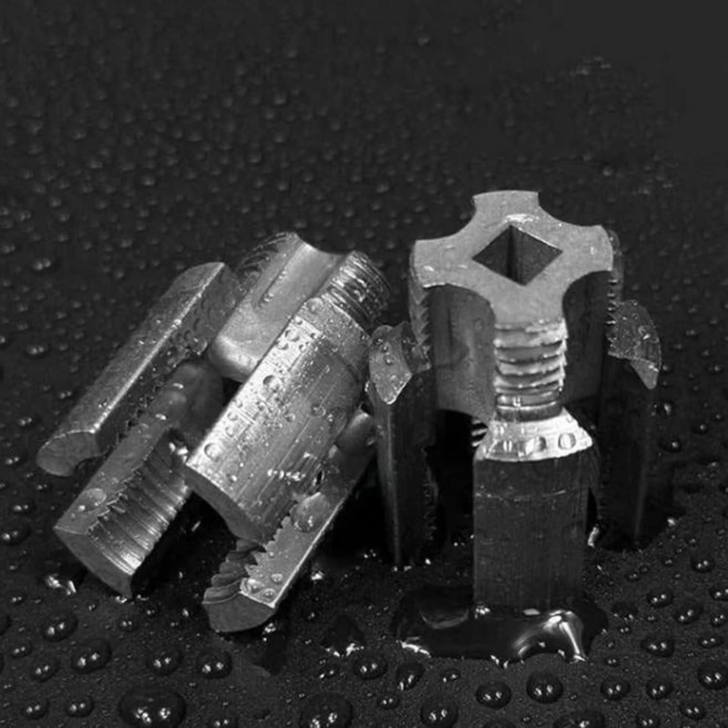 Pipe Thread Cutting Tool, Electric Drill Compatible Pvc Pipe Threader Kit, Thread Trimming and Angle Bolt Repair Tool, Garden Hose Thread Die, 1/2", 3/4"